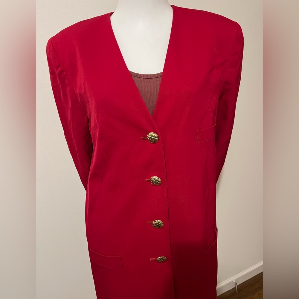 Classiques Wool Red Jacket, Made in Japan